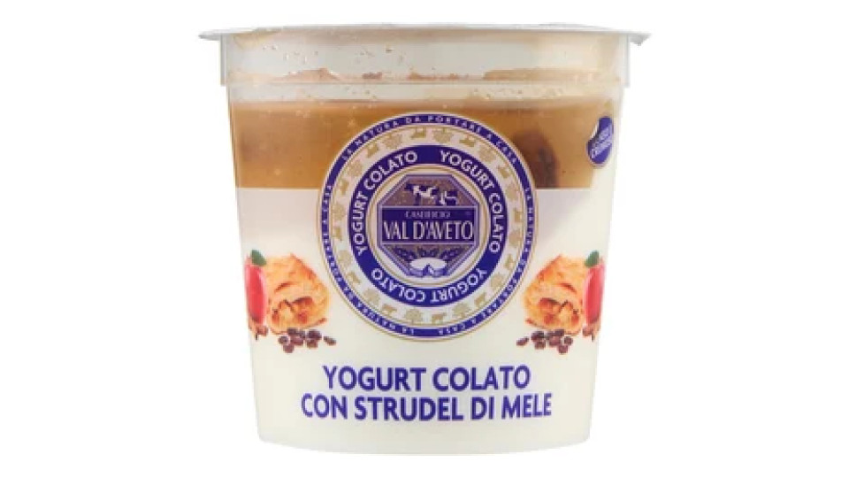 Caseificio Val d'Aveto Yogurt Colato con Strudel di Mele 150 g