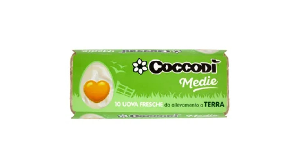 Coccodì Medie 10 Uova Fresche da allevamento a Terra