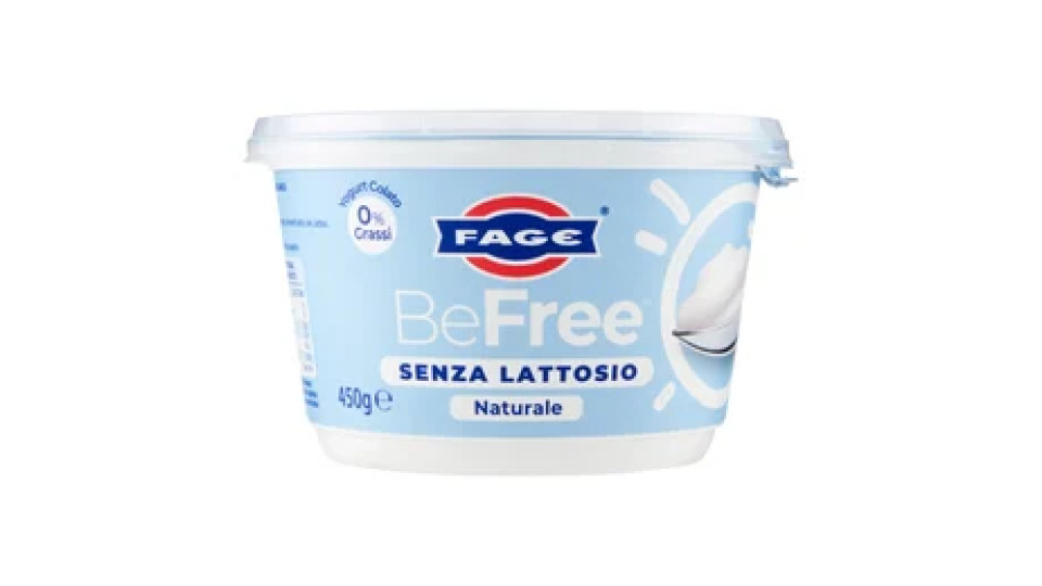 Fage BeFree Senza Lattosio Naturale 450 g
