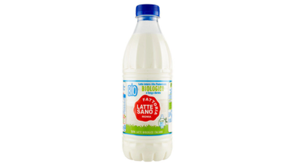 Fattoria Latte Sano Latte intero Alto Pastorizzato Biologico a lunga durata 1 L