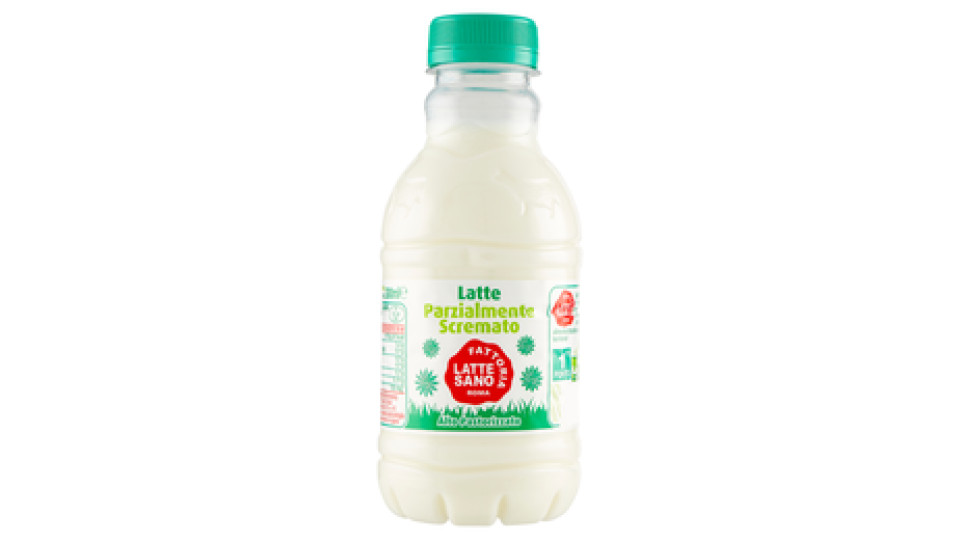 Fattoria Latte Sano Latte Parzialmente Scremato Alto Pastorizzato 500 ml