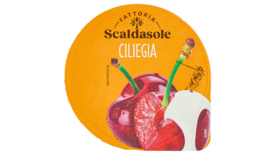 Fattoria Scaldasole con Grandi Pezzi di Ciliegia yogurt biologico 150 g