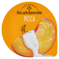 Fattoria Scaldasole con Grandi Pezzi di Pesca yogurt biologico 150 g