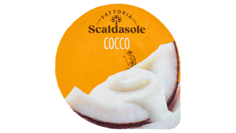 Fattoria Scaldasole con Scaglie di Cocco yogurt biologico 150 g