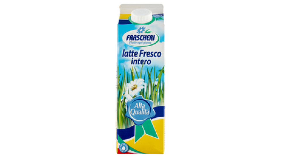 Frascheri latte Fresco intero Alta Qualità 1000 ml