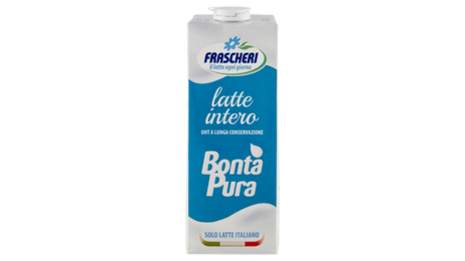 Frascheri latte intero UHT a Lunga Conservazione Bontà Pura 1000 ml