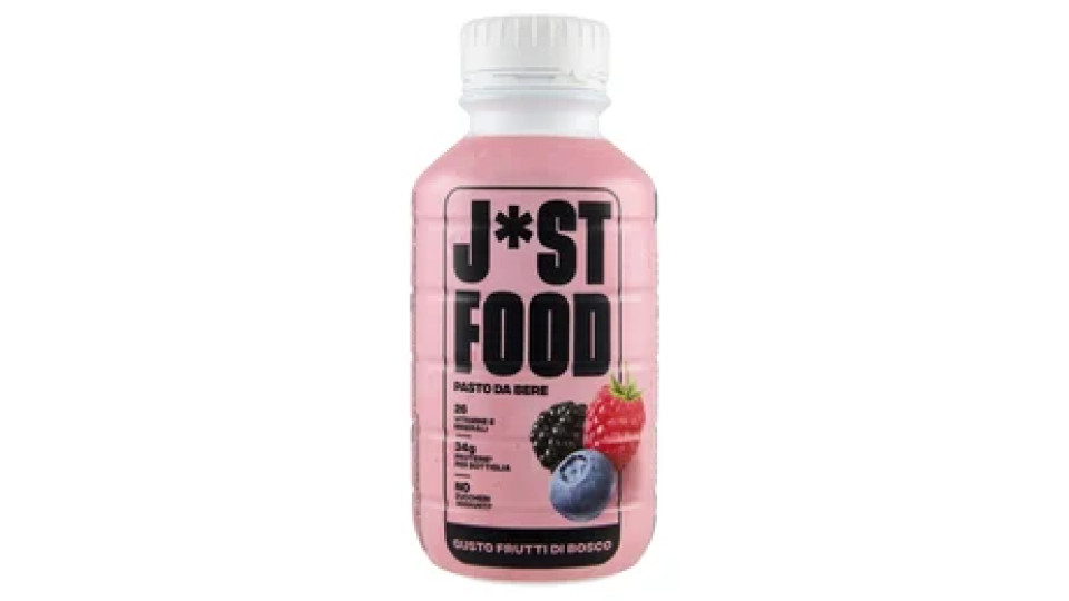 J*st Food Pasto da Bere Gusto Frutti di Bosco 500 ml