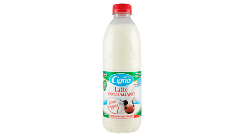 Latte Cigno Latte Parzialmente Scremato Pastorizzato a Temperatura Elevata 1000 ml