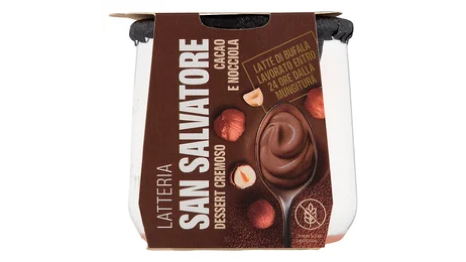 Latteria San Salvatore Dessert Cremoso Cacao e Nocciola 120 g