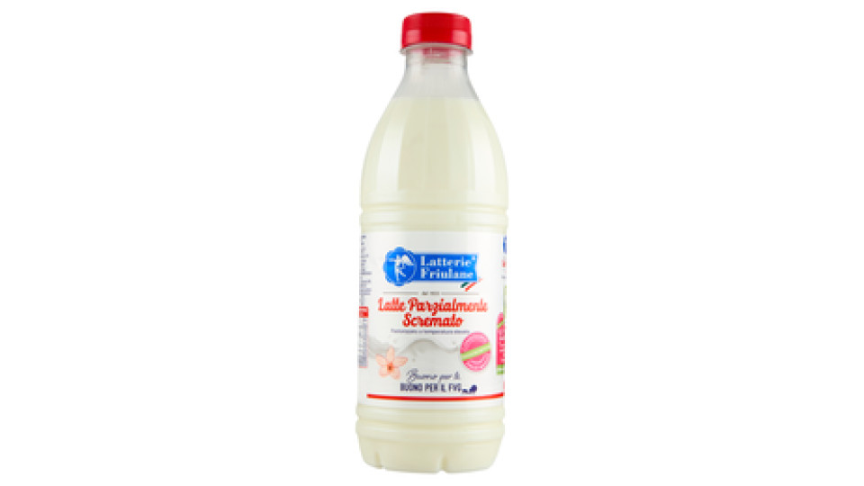 Latterie Friulane Latte Parzialmente Scremato Pastorizzato a temperatura elevata 1000 ml