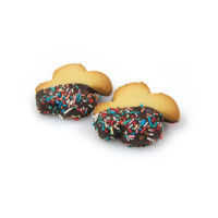 Biscotti colombine di frolla decorati 150 g
