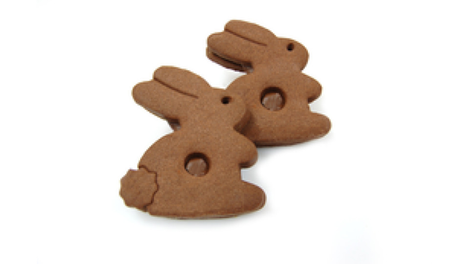Biscotti coniglietti di frolla al cacao 150 g