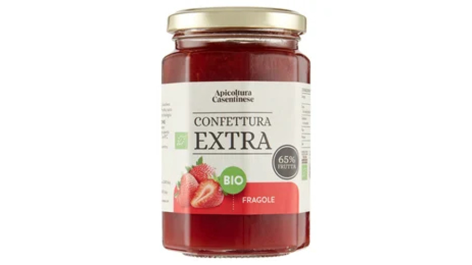 Apicoltura Casentinese Confettura Extra Bio Fragole 330 g