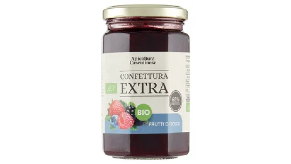 Apicoltura Casentinese Confettura Extra Bio Frutti di Bosco 330 g