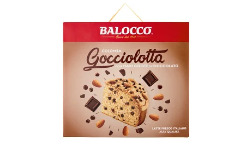 Balocco Colomba Gocciolotta con Maxi Gocce di Cioccolato 750 g