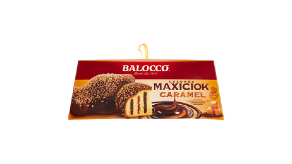 Balocco Colomba Maxiciok Caramel 750 g