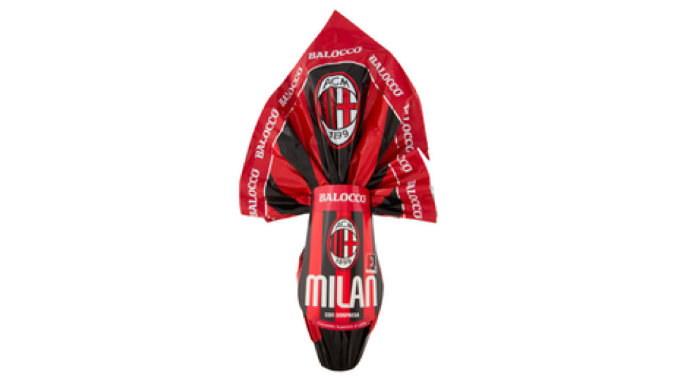 Balocco Uovo Cioccolato Superiore al Latte AC Milan 240 g