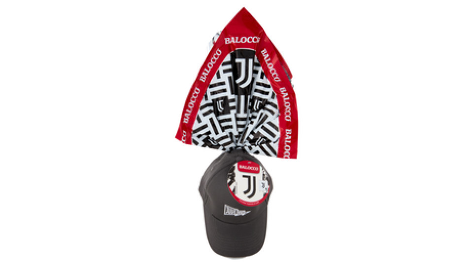 Balocco Uovo di Cioccolato Superiore al Latte Juventus + gadget esterno (cappellino) 320 g