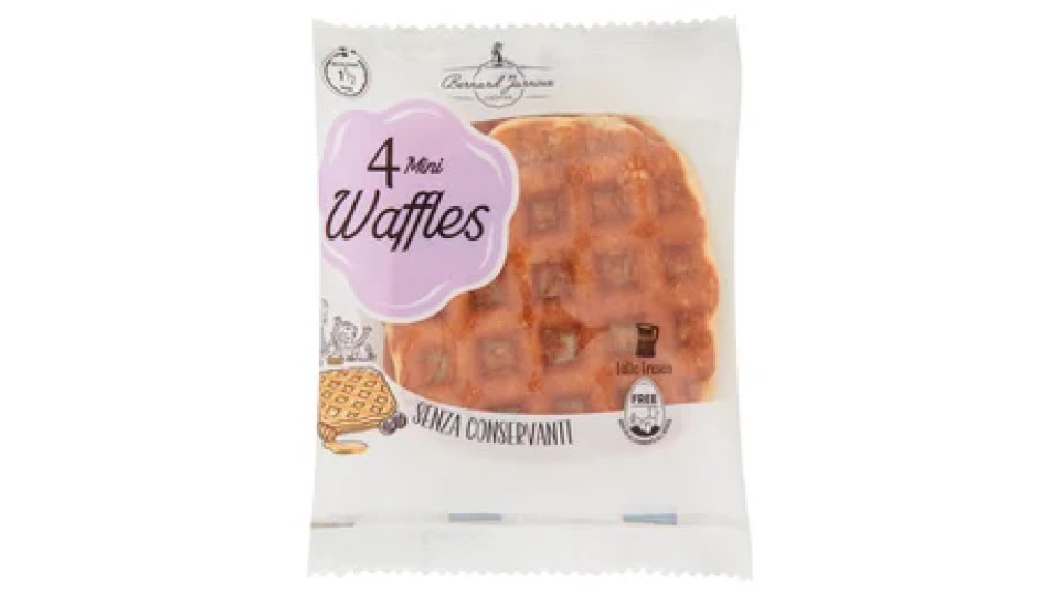 Bernard Jarnoux Crêpier 4 Mini Waffles 4 x 30 g