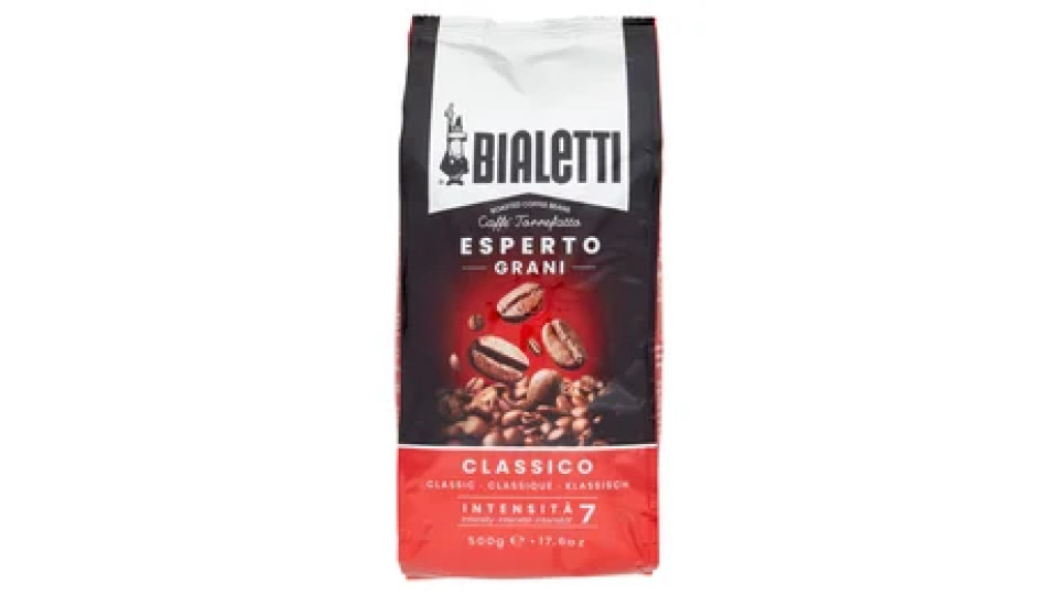 Bialetti Caffè Torrefatto Esperto Grani Classico 500 g