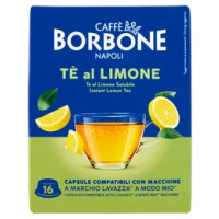Borbone Tè al Limone Compatibile Lavazza* A Modo Mio* 16 Capsule 16 x 9 g