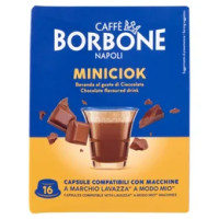 Caffè Borbone Miniciok Capsule Compatibili Lavazza* A Modo Mio* 16 x 8 g