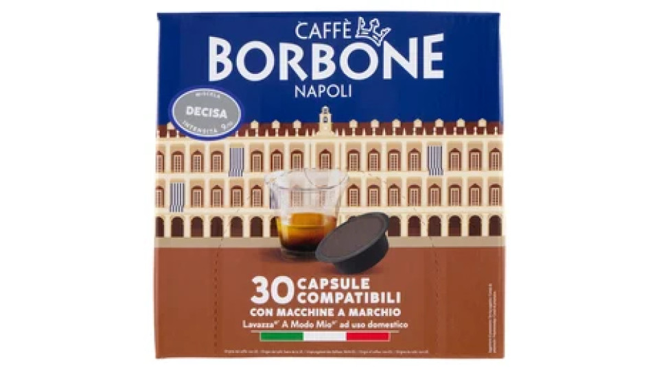 Caffè Borbone Miscela Decisa Capsule Compatibili Lavazza* A modo Mio* 30 x 7,2 g