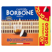Caffè Borbone Miscela Decisa Capsule Compatibili Nespresso* ad uso domestico 80 x 5 g