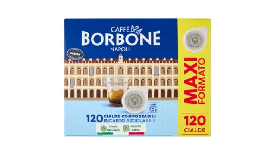 Caffè Borbone Miscela Decisa Cialde Compostabili* 120 x 7,2 g