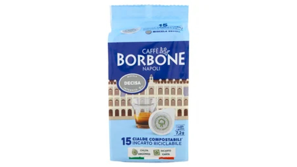 Caffè Borbone Miscela Decisa Cialde Compostabili* 15 x 7,2 g