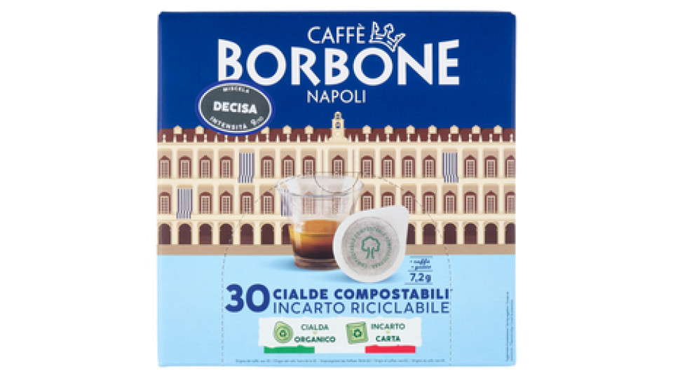 Caffè Borbone Miscela Decisa Cialde Compostabili* 30 x 7,2 g
