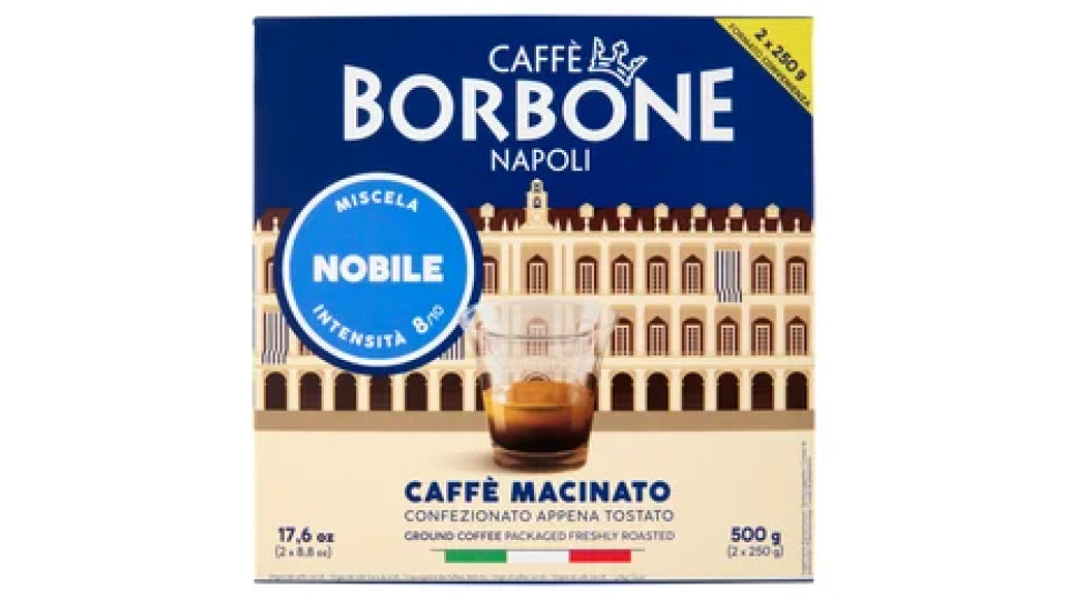 Caffè Borbone Miscela Nobile Caffè Macinato 2 x 250 g