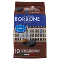 Caffè Borbone Miscela Nobile Capsule Compatibili Lavazza* A modo Mio* ad uso domestico 10 x 7,2 g