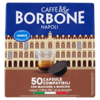 Caffè Borbone Miscela Nobile Capsule Compatibili Lavazza* A Modo Mio* ad uso domestico 50 x 7,2 g