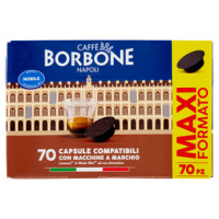 Caffè Borbone Miscela Nobile Capsule Compatibili Lavazza* A Modo Mio* ad uso domestico 70 x 7,2 g
