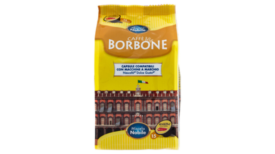 Caffè Borbone Miscela Nobile Capsule Compatibili Nescafé* Dolce Gusto* 15 x 7 g