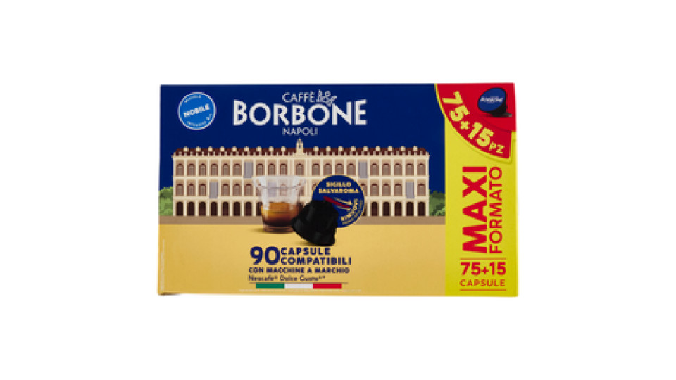 Caffè Borbone Miscela Nobile Capsule Compatibili Nescafè Dolce Gusto* 90 x 7 g