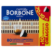 Caffè Borbone Miscela Nobile Capsule Compatibili Nespresso* ad uso domestico 80 x 5 g