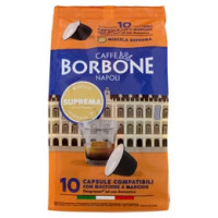 Caffè Borbone Miscela Suprema Capsule Compatibili Nespresso* ad uso domestico 10 x 5 g