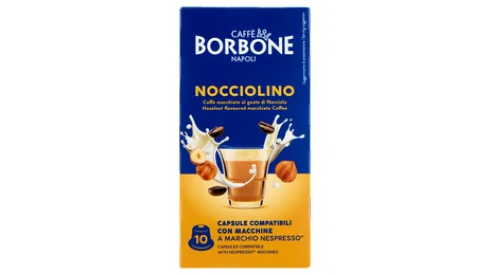 Caffè Borbone Nocciolino Capsule Compatibili Nespresso* 10 x 7 g