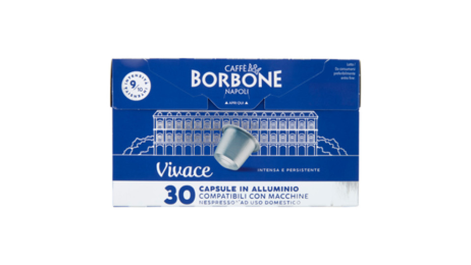 Caffè Borbone Vivace Capsule in Alluminio Compatibili Nespresso* 30 x 5 g