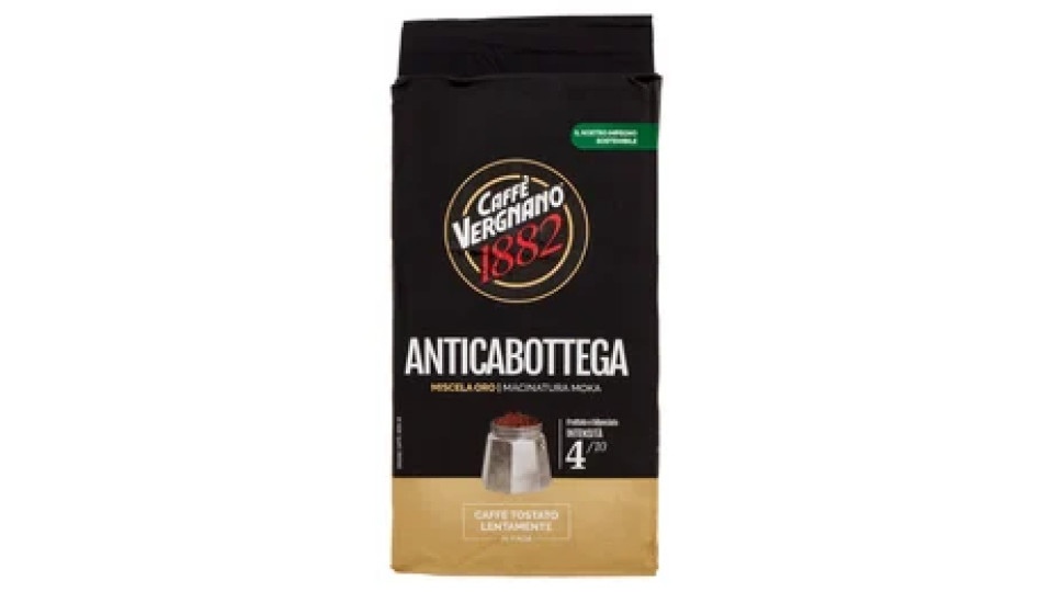 Caffè Vergnano 1882 Anticabottega Miscela Oro Macinatura Moka 250 g