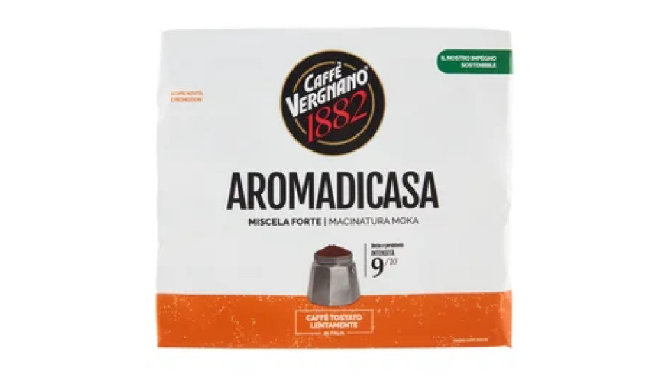Caffè Vergnano 1882 Aromadicasa Macinatura Moka 2 x 250 g