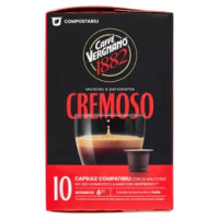 Caffè Vergnano 1882 Cremoso Capsule Compatibili Nespresso* 10 x 5 g