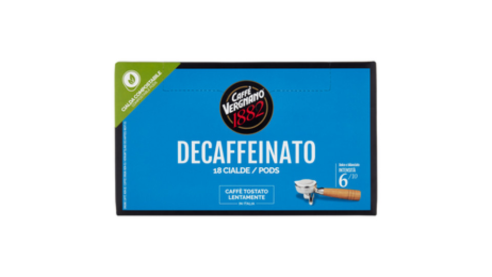 Caffè Vergnano 1882 Decaffeinato Cialda Compostabile 18 x 6,94 g
