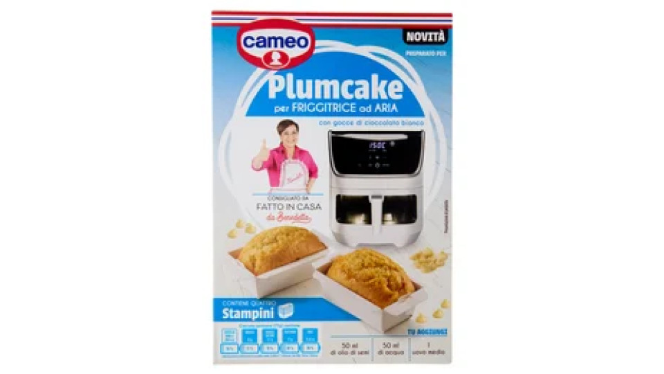 cameo Preparato per Plumcake per Friggitrice ad Aria con gocce di cioccolato bianco 192 g