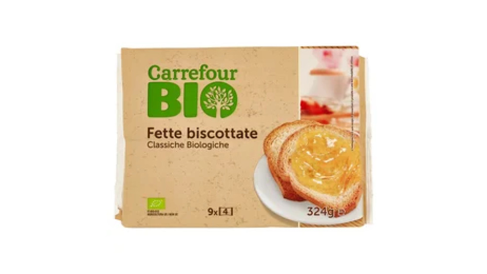 Carrefour Bio Fette biscottate Classiche Biologiche 9 x 36 g