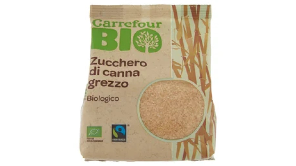 Carrefour Bio Zucchero di canna grezzo Biologico 500 g