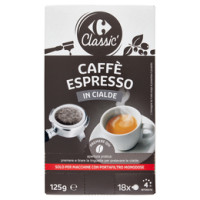 Carrefour Classic Caffè Espresso in Cialde 18 x 6,95 g