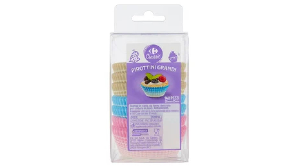 Carrefour Classic Pirottini Grandi 50mmx25mm 140 pz